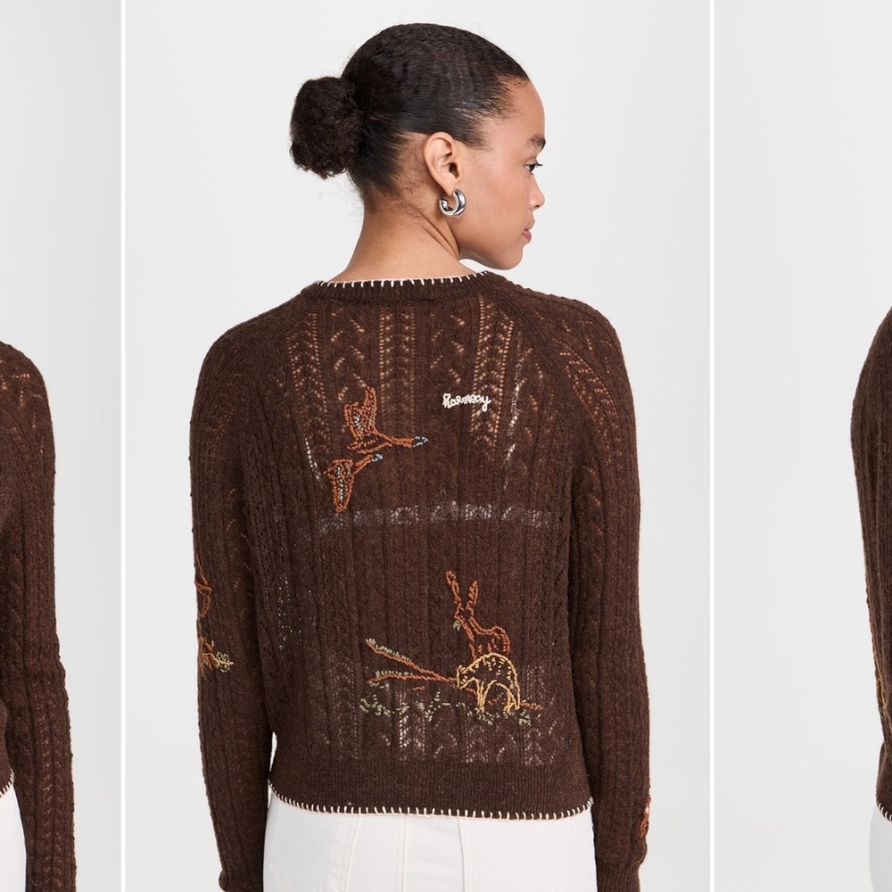 Sea Martha Embroidery Cardigan